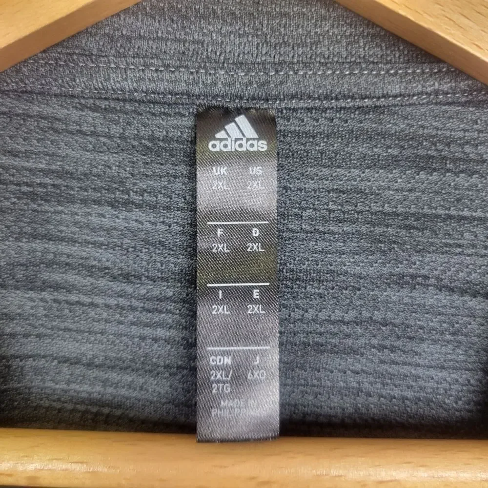 Adidas Gray Short Sleeve T-shirt Size 2XL